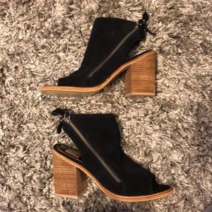 Dolce Vita Peep Toe Booties Worn Once